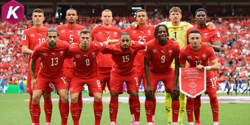 Thụy Sĩ bứt phá ngoạn mục để dẫn đầu bảng B